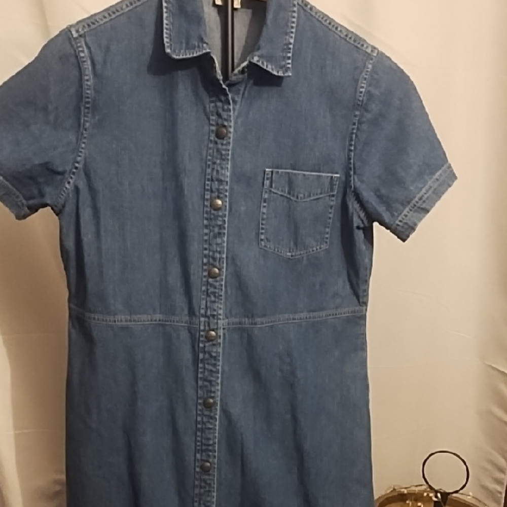 L.L. B Denim Button-Up Dress